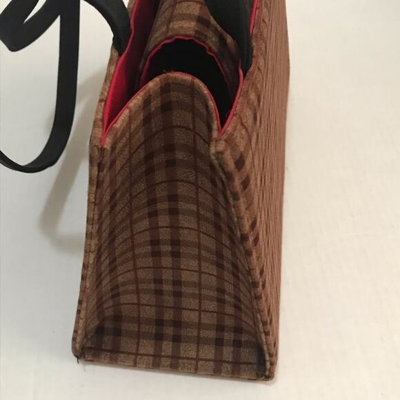 Plaid Pattern Shoulder Bag - Picture 7 of 9